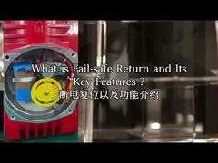 Actionneur électrique antidéflagrant IP68 CSA Réinitialisation à la mise hors tension Modbus